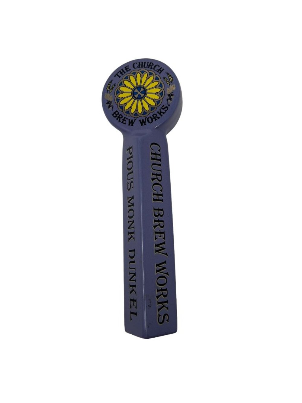 The Church Brew Works Pittsburgh Rare Beer Tap Handle Pious Monk Dunkel Brewery